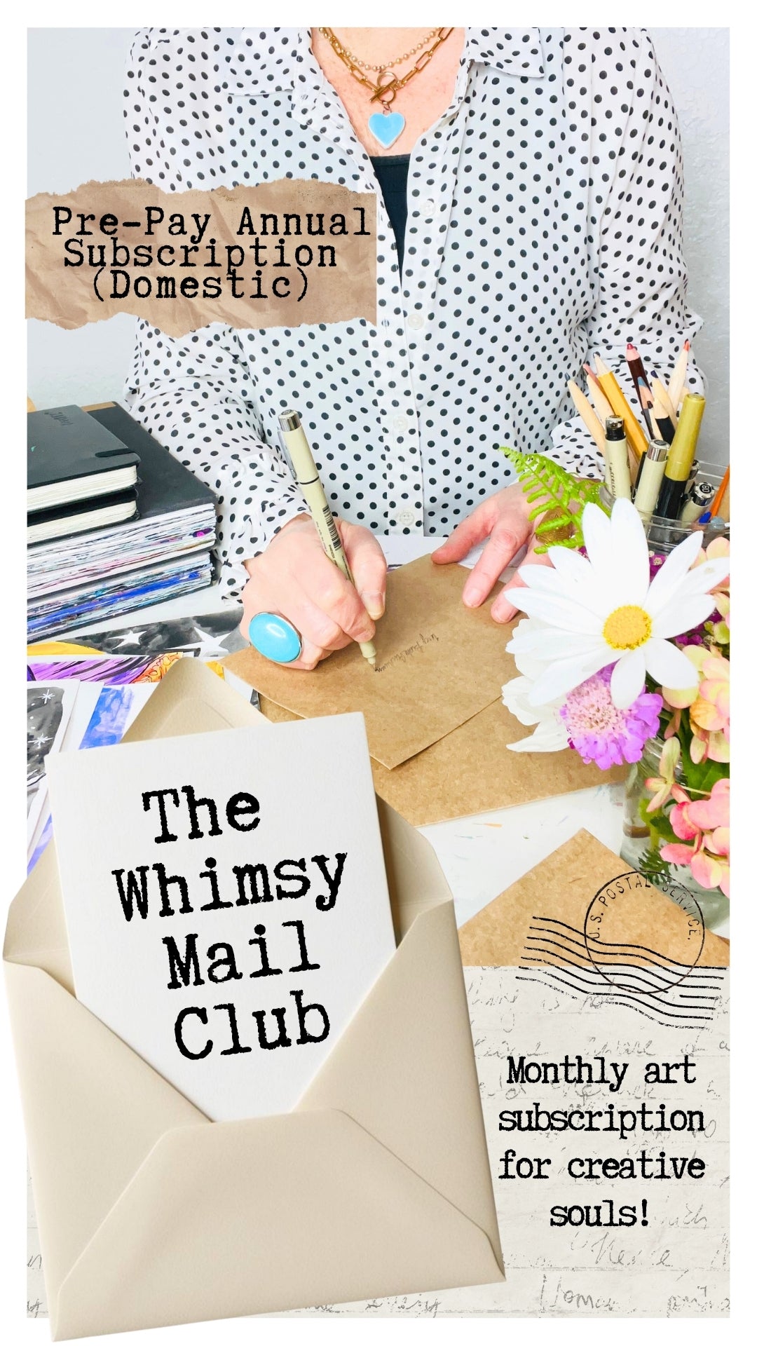 Whimsy Mail Club – Pre-Pay Annual Subscription (Domestic)
