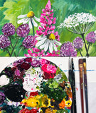 field of blooms