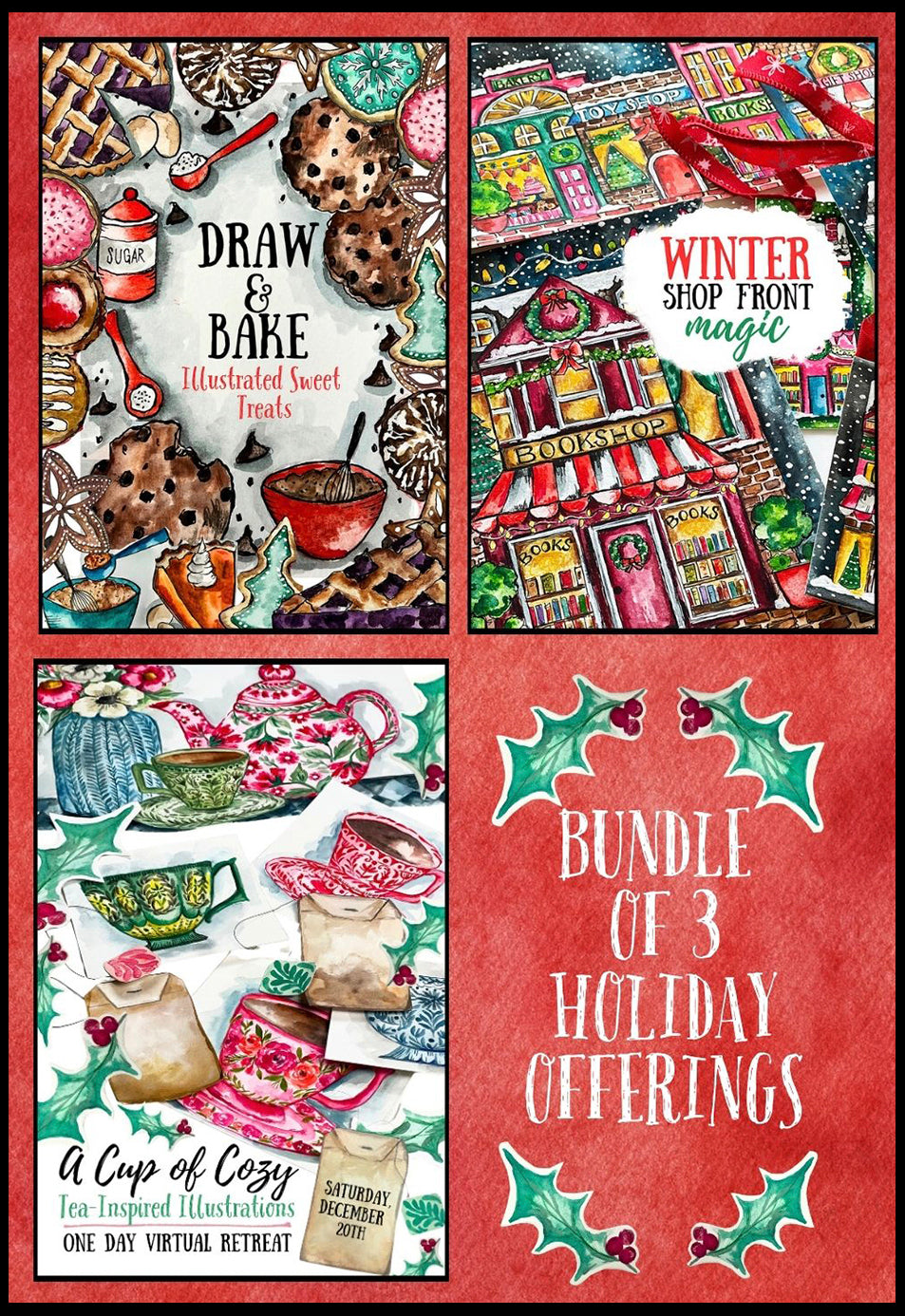 SALE! ONE TIME ONLY! bundle of 3 holiday offerings