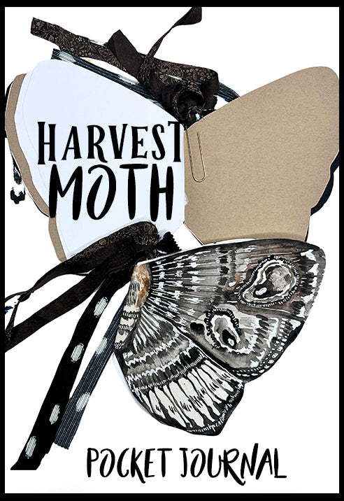 NEW! harvest moth pocket journal