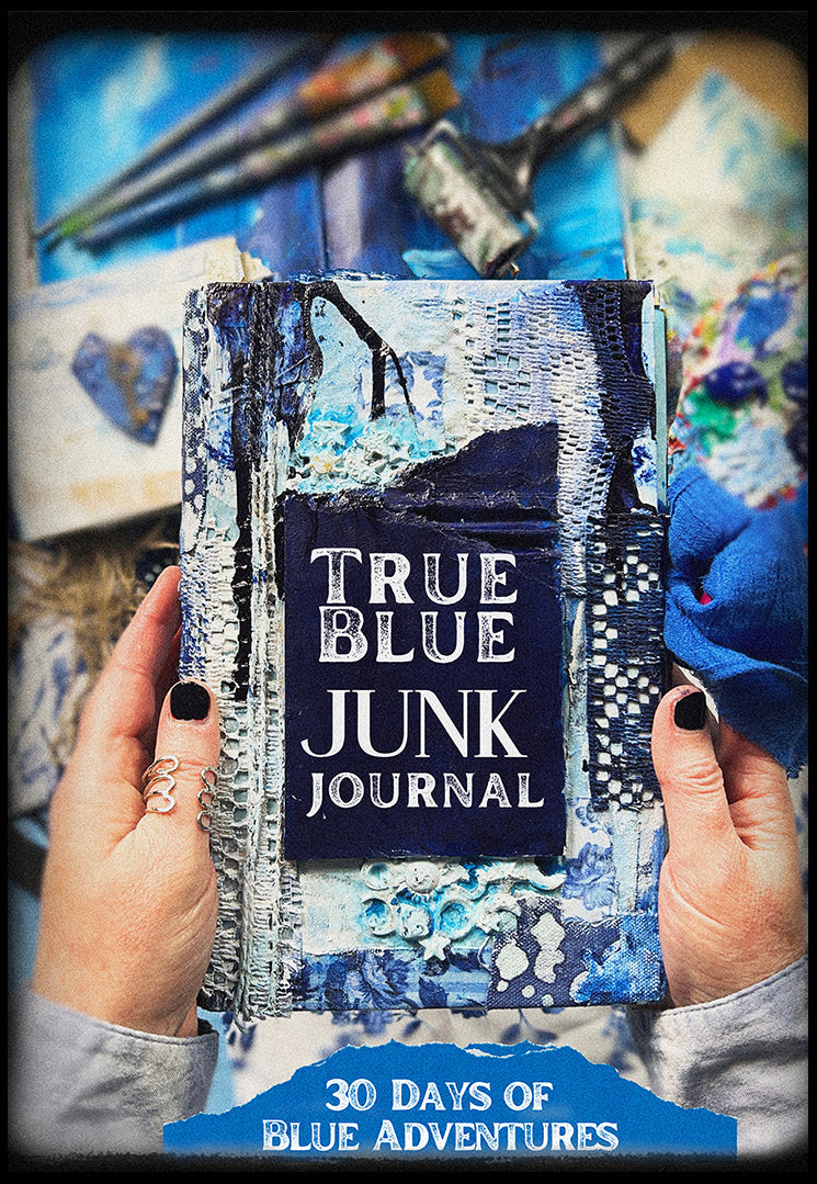 true blue junk journal