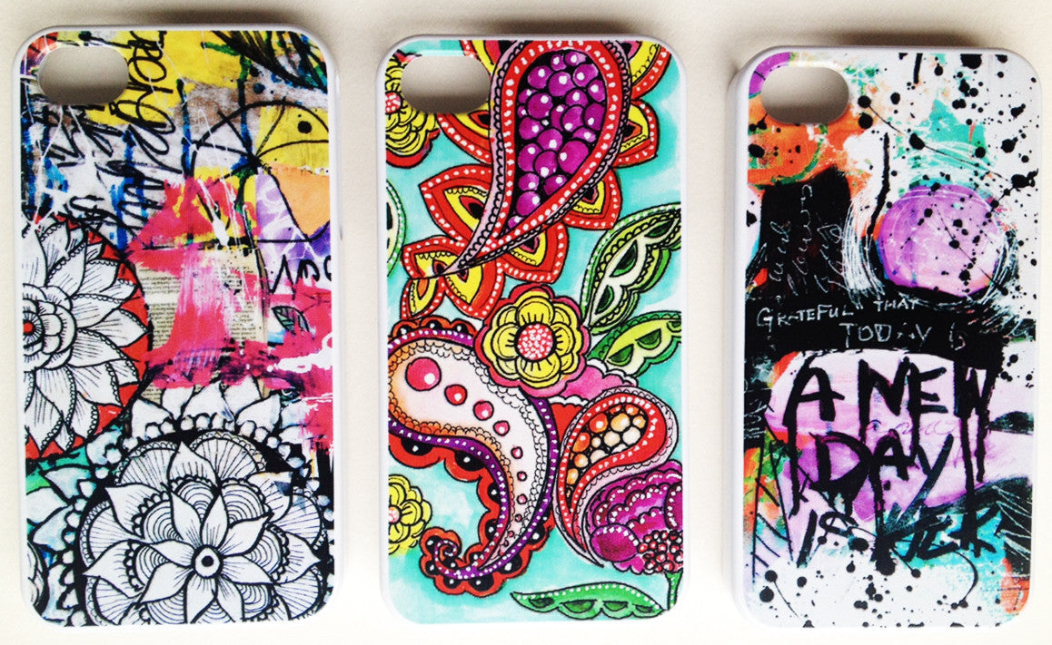 watercolor doodles case- iPhone 5s