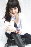 flower cuff bracelet