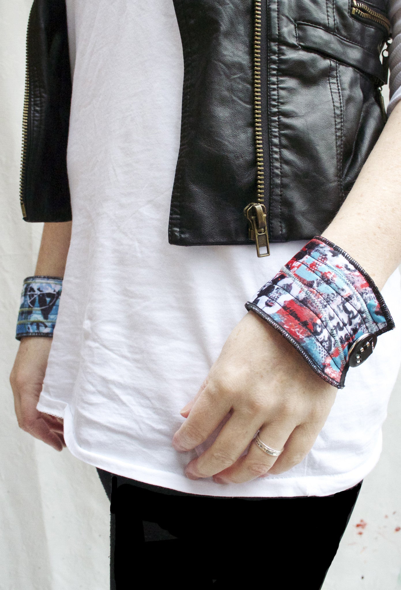 flower cuff bracelet