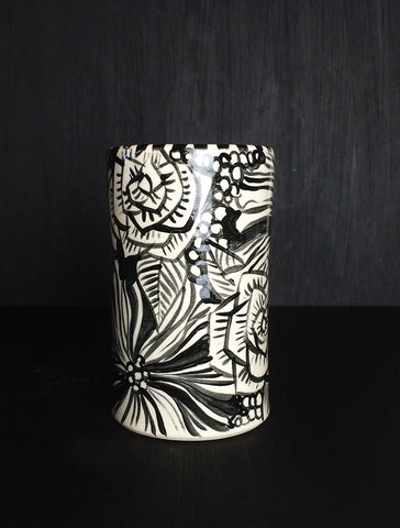 SOLD- flowers cup-11