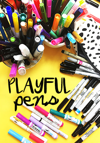 playful pens