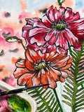 watercolor poppies