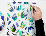 paint over florals