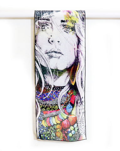 short bohemian vibes scarf