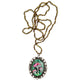 floral painted pendant 13