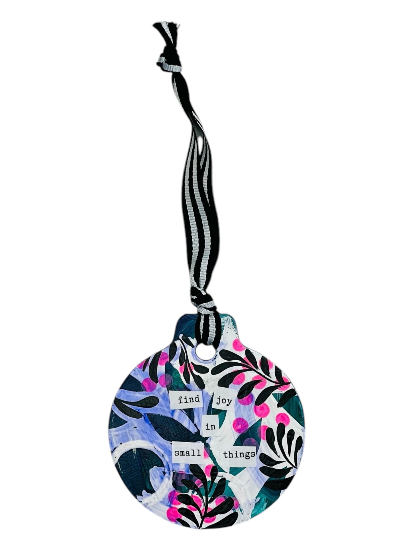 find joy in the small things ornament