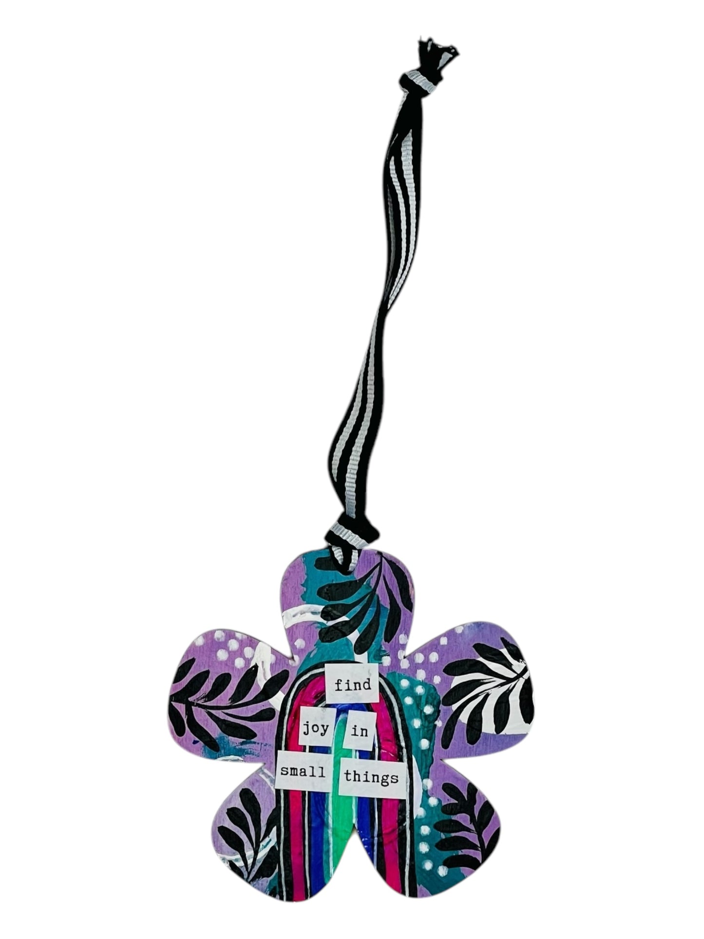 find joy in the small things ornament