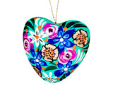 hand painted heart ornament 2