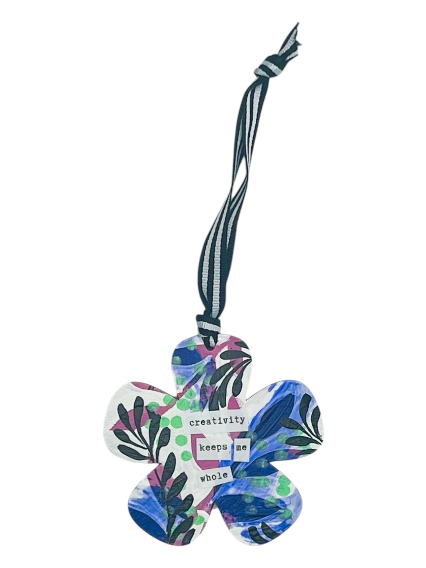 creativity keeps me whole ornament