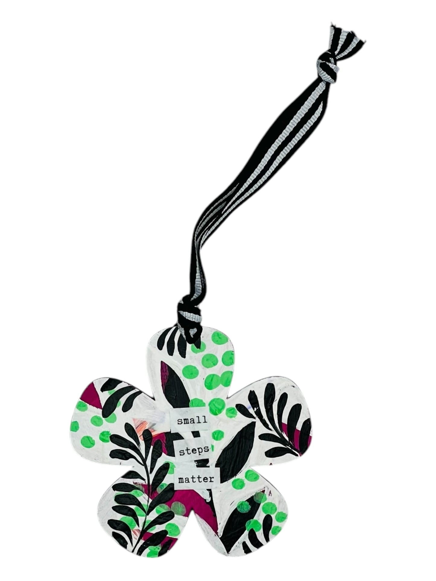 small steps matter ornament