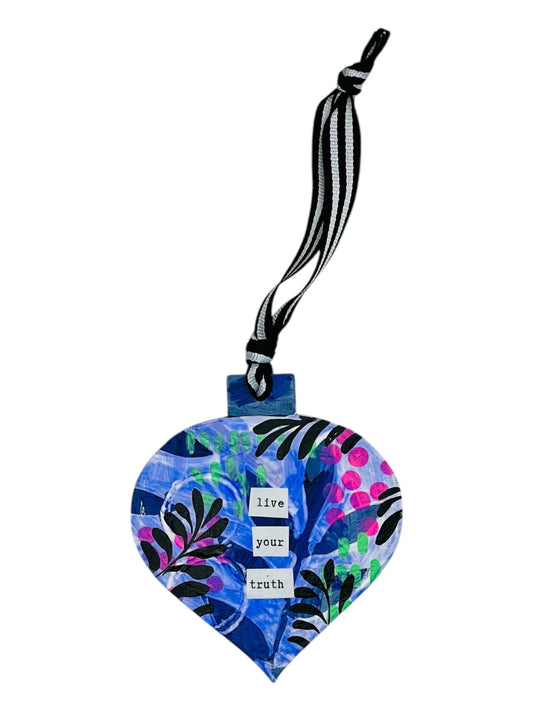 live your truth ornament