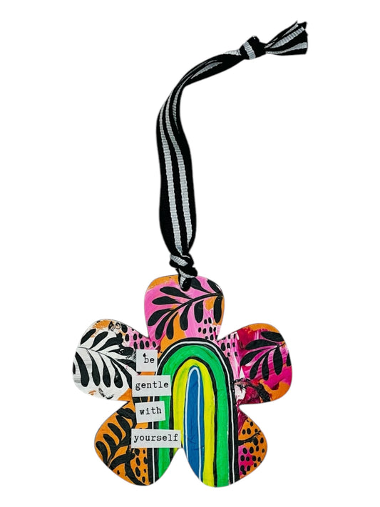 be gentle with yourself ornament