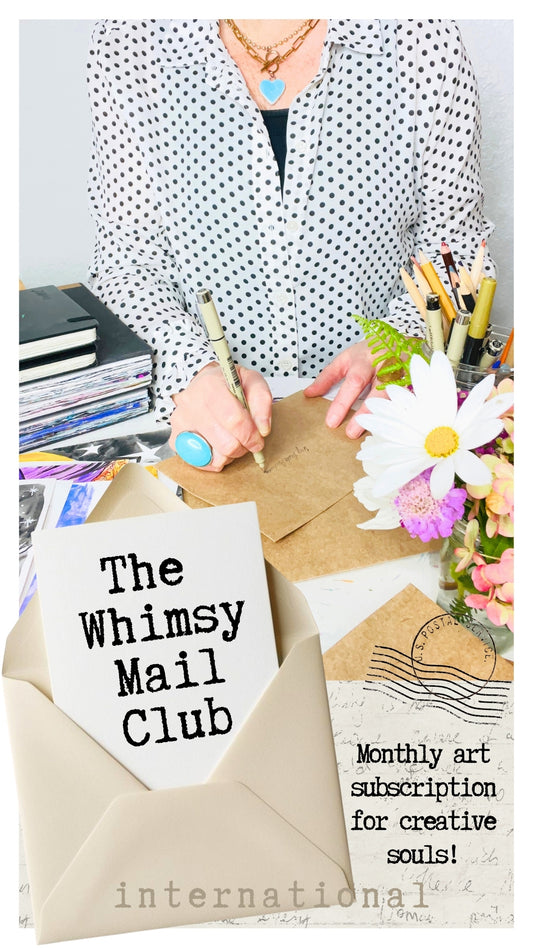 Whimsy Mail Club – Monthly Subscription (International)