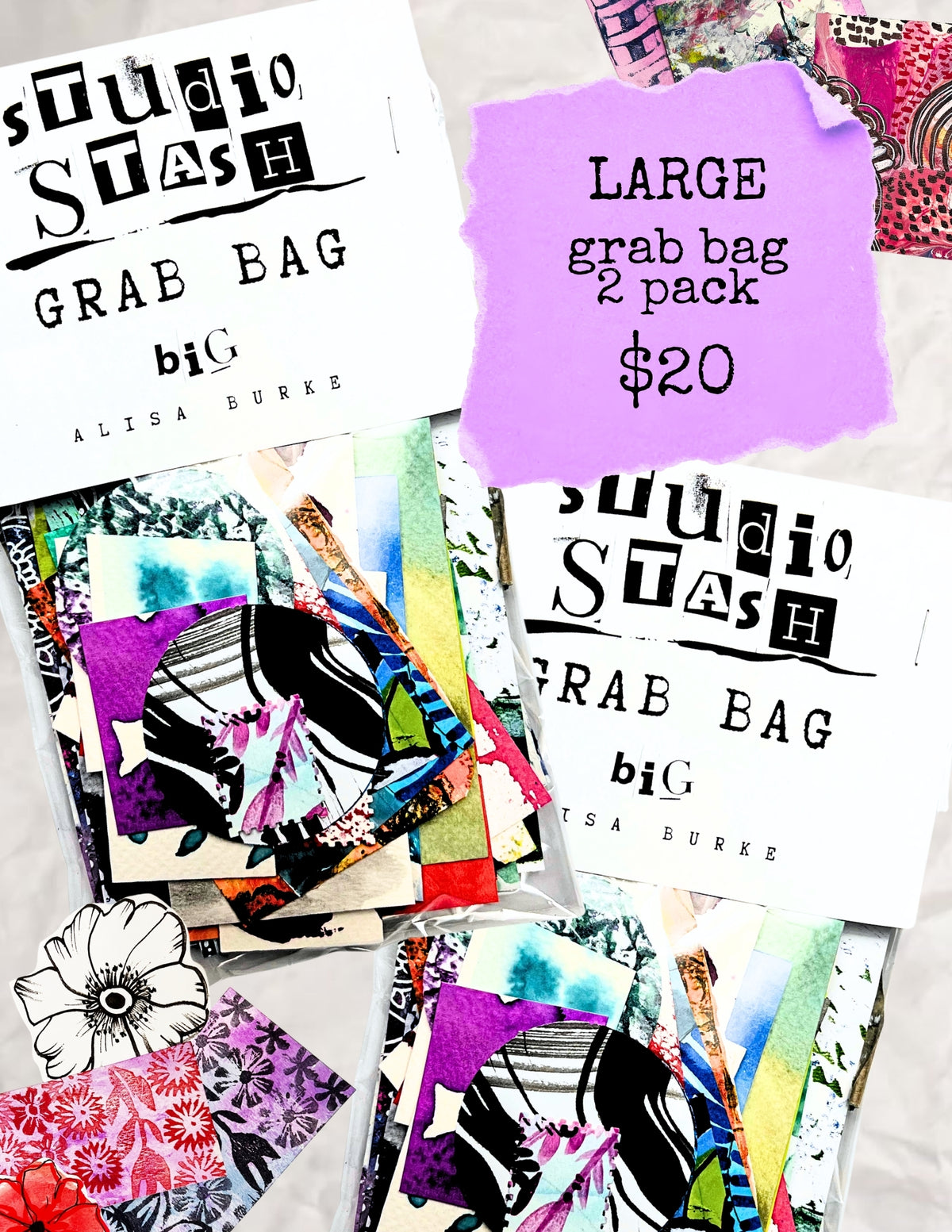 big studio stash grab bag- 2 pack