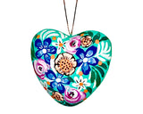 hand painted heart ornament 5
