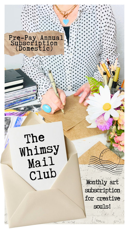 Whimsy Mail Club – Pre-Pay Annual Subscription (Domestic)