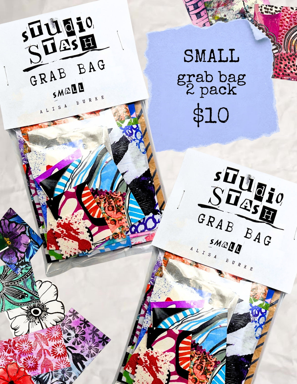 small studio stash grab bag- 2 pack