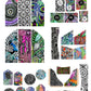 Doodle Mash Up Printable Trifold Folio Kit