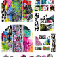 Graffiti Chic Printable Trifold Folio Kit