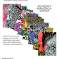 Messy Mandala Printable Paper