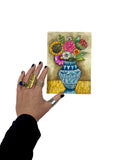 colorful watercolor bouquet original