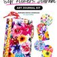 Soft Flowers Art Journal Printable Kit