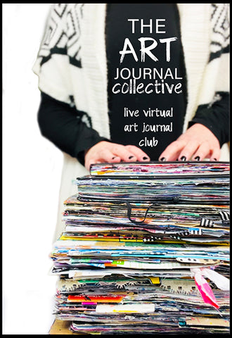 NEW! the art journal collective one year of creative LIVE VIRTUAL meetups
