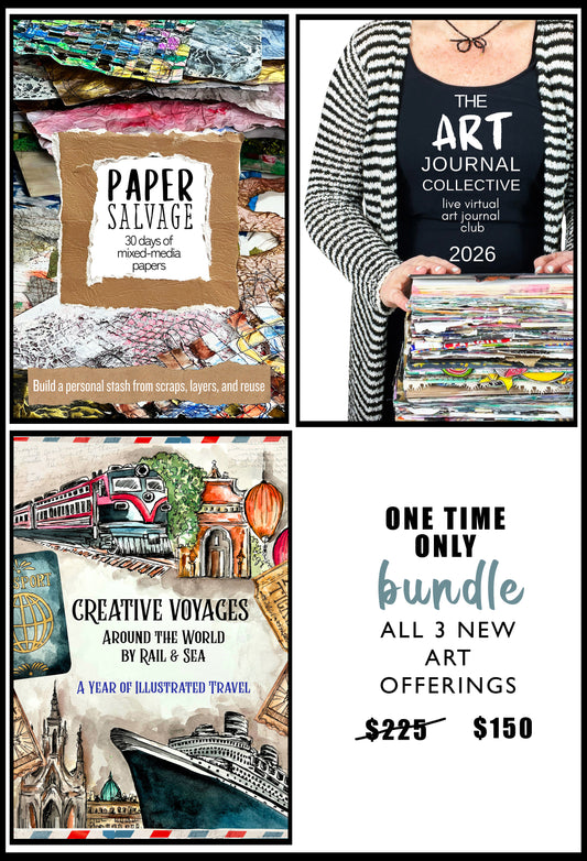 NEW! one time only 2025 bundle of 3 art classes
