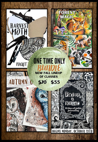 SALE! ONE TIME ONLY! bundle all 4 fall offerings!