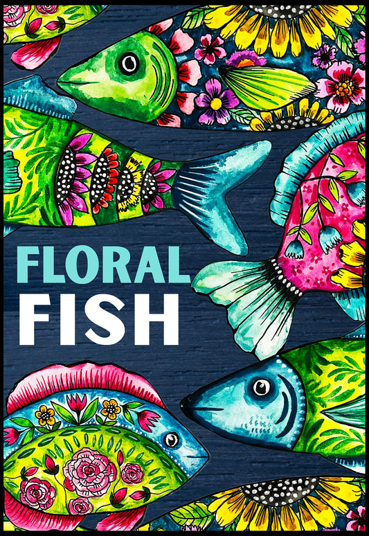 NEW! floral fish- available July 1st