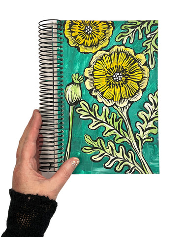 hand painted art journal 10