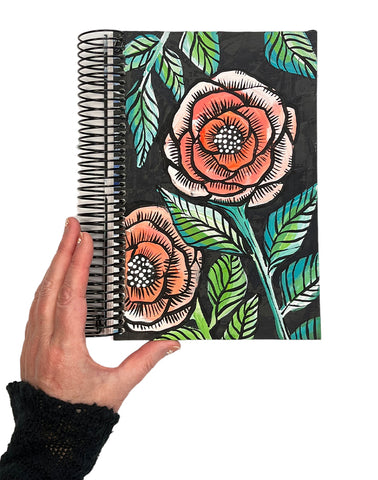 hand painted art journal 6