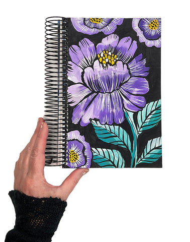 hand painted art journal 1