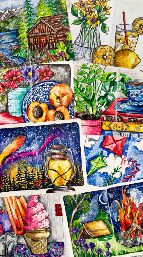 summer sketchbook camp