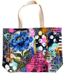 large hand painted messy tote 4