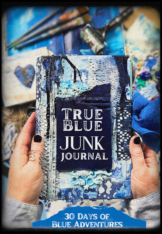 true blue junk journal