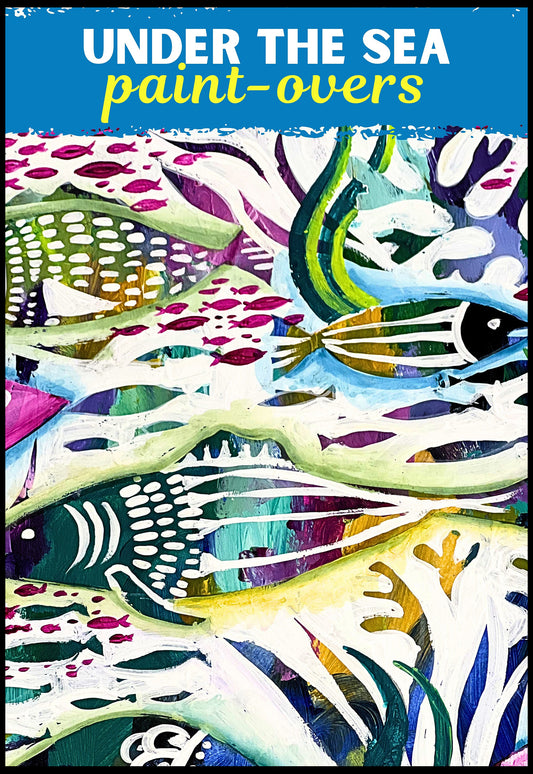 NEW! under the sea paint-overs