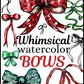 whimsical watercolor bows