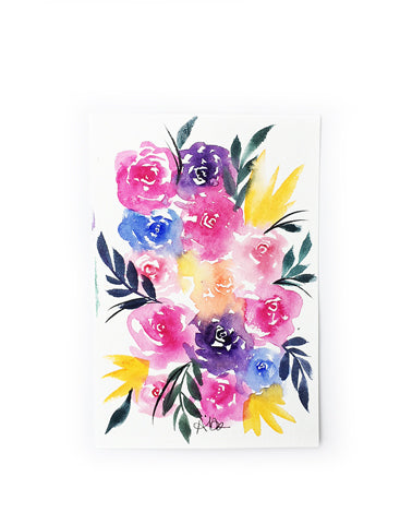 little flower painting 17