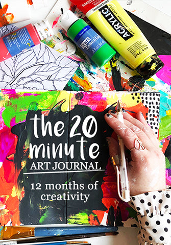 the 20 minute art journal: 12 months of creativity!