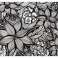 doodle flowers mousepad