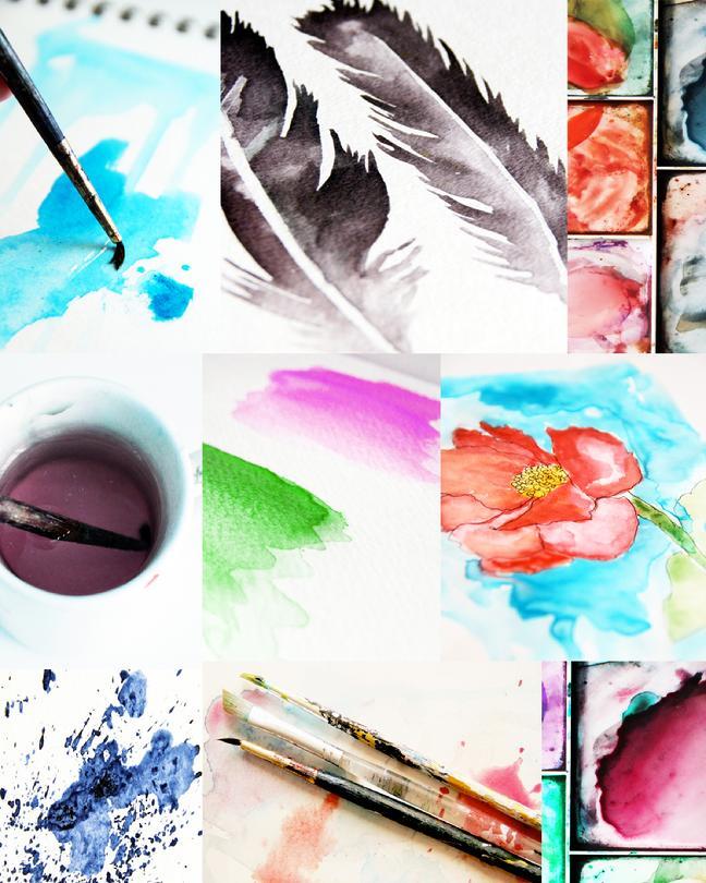 watercolor bliss online class