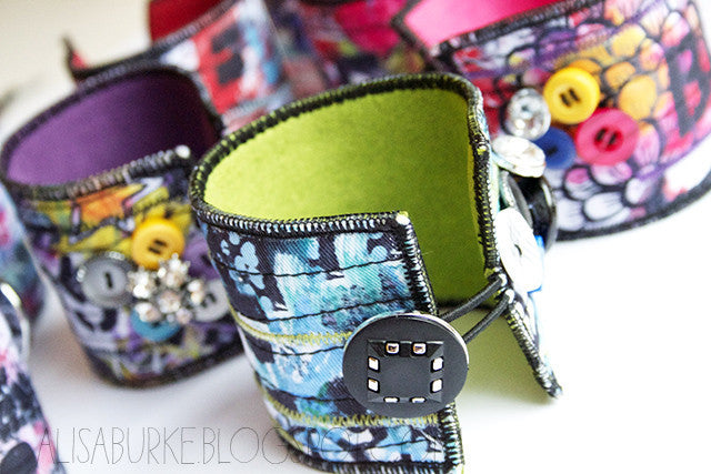 flower cuff bracelet