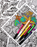 neighborhood and cities 5 coloring pages