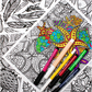 neighborhood and cities 5 coloring pages